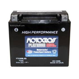 YTX20HL-BS Motocross 12v 310 CCA Sealed AGM Motorcycle Battery