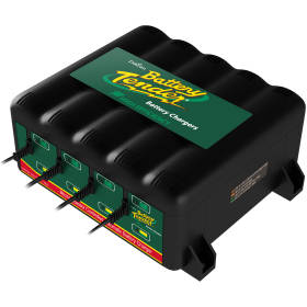 Battery Tender 022-0148-DL-WH | 12v 1.25 Amp 4 Bank Battery Charger & Maintainer by Deltran