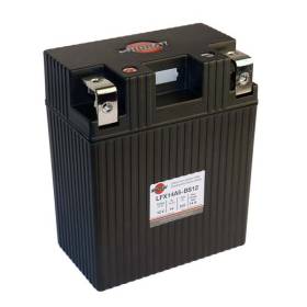 LFX14A5-BS12 Shorai 12v 14 AH PBEq LiFePO4 Power Sports Battery [+ -]