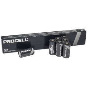 Duracell Procell 123A 3V Professional Lithium Battery 12 Pack