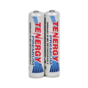 Tenergy Premium AAA Cell 1000 mAh NiMH Rechargeable Battery 2-Pack - AAA-10405x2