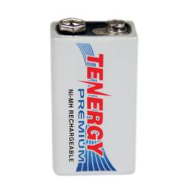 Tenergy Premium 9V 200 mAh NiMH Rechargeable Battery - 9V-10005