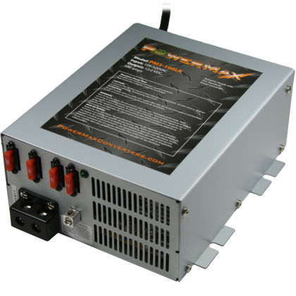 powermax pm4 amp 12vdc power converter with smart charger