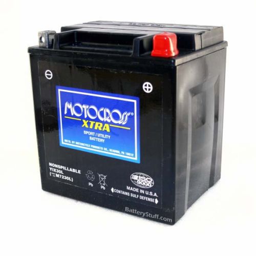 YIX30L Motocross 12v 400 CCA AGM Power Sport & Motorcycle Battery