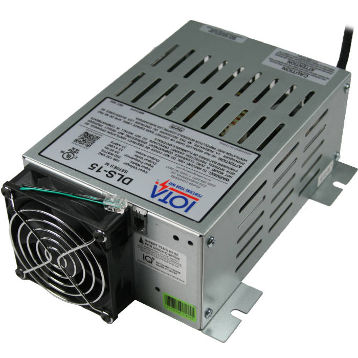 DLS15 IOTA 12v 15 Amp Power Converter / Battery Charger