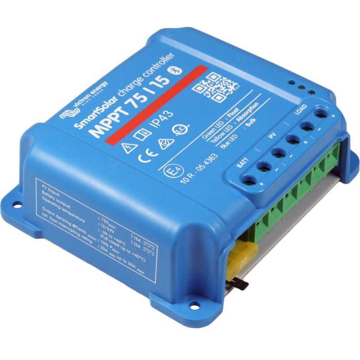 Mppt 75 15 Victron Energy Smartsolar 12v 24v 15 Amp Mppt Solar Charge Controller