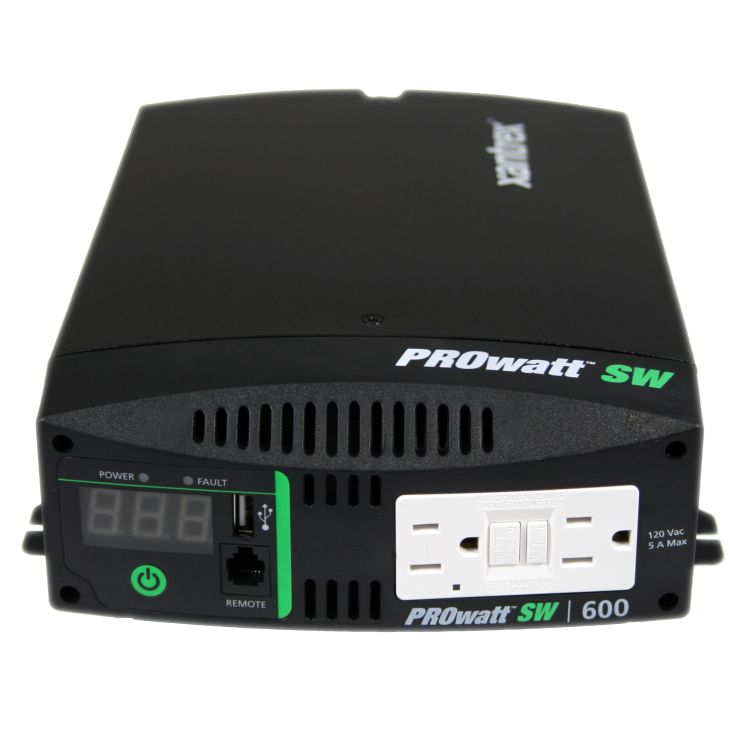8061206 Xantrex PROwatt SW 600 12v 600 Watt True Sine Wave Power
