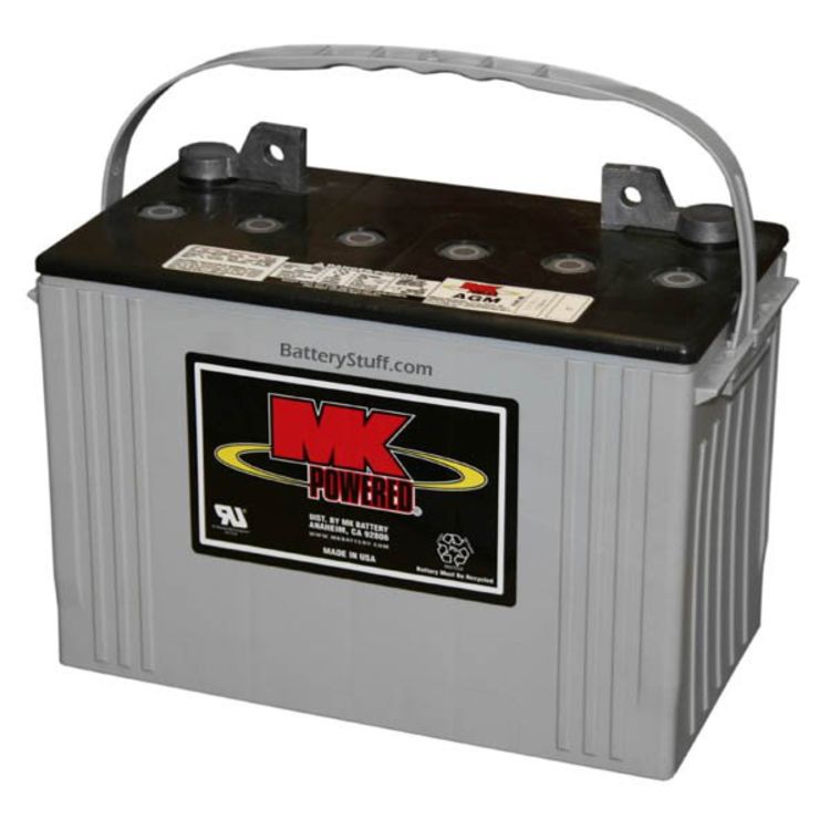 MK Battery 12 Volt 92 AH Deep Cycle AGM RV & Marine Battery