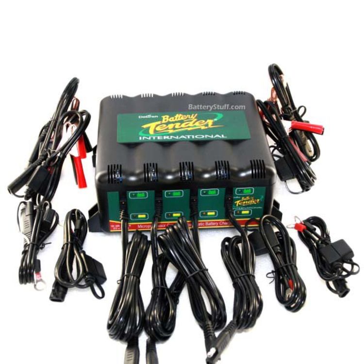 Battery Tender 4 Bank Deltran 12v Battery Charger Tender