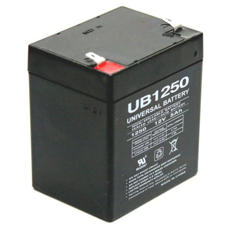 12v 5ah Battery >> Universal 12v 5 Ah Deep Cycle Sealed Lead Acid Battery Sla 1250 12v 5ah Battery >> Universal 12v 5 Ah Deep Cycle Sealed Lead Acid Battery Sla 1250