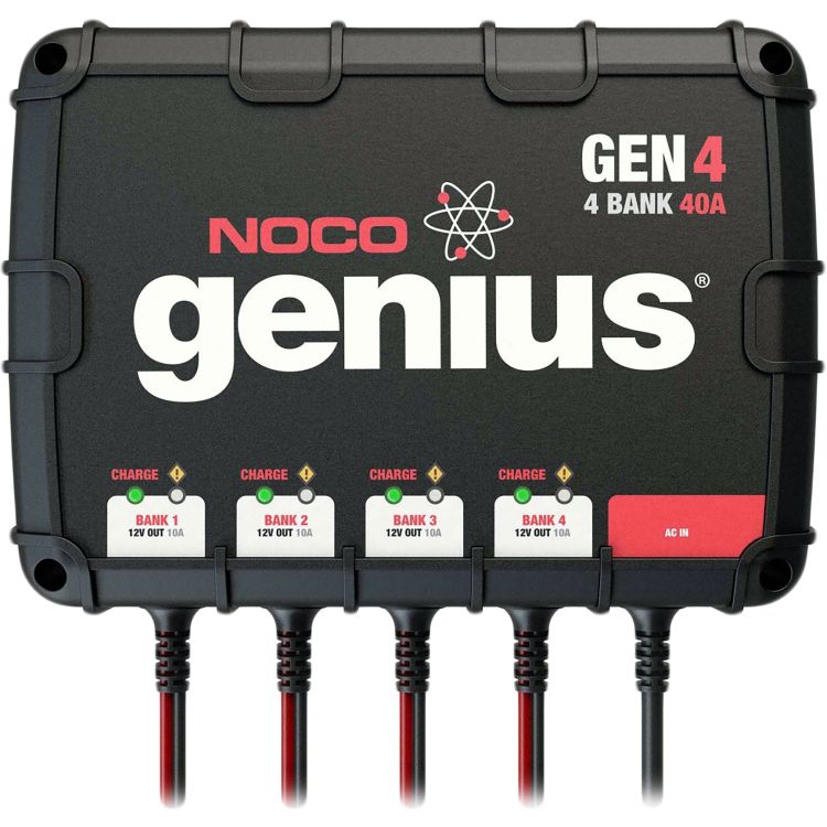 NOCO Genius GEN4 40Amp OnBoard 4Bank Marine Charger