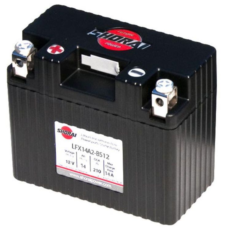 12v Motorcycle Battery Size Chart