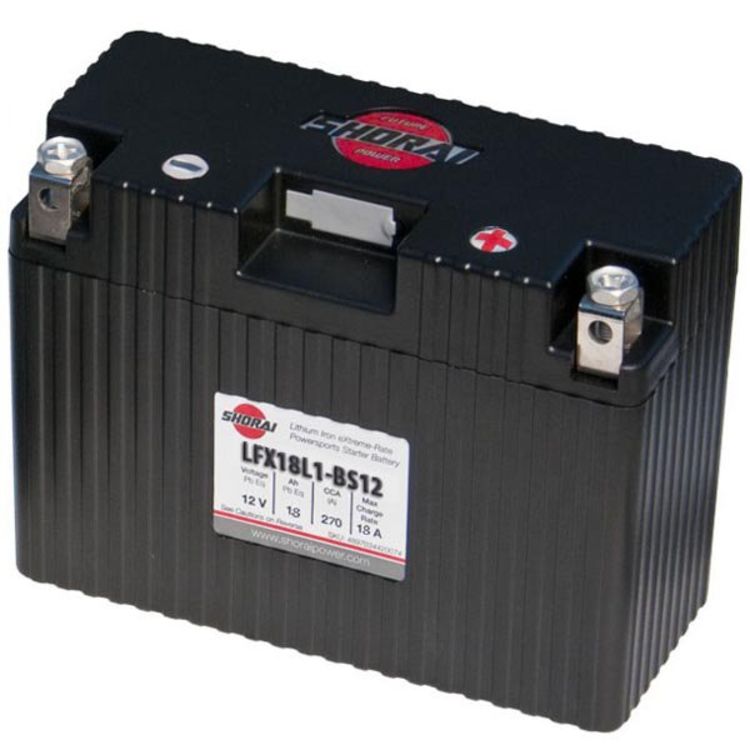 LiFePO4 Battery | 18ah 12v Lithium Motorcycle / ATV Batteries LFX18L1-BS12