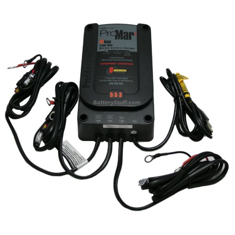 ProMariner 31413 ProMar1 Triple 13 Amp Marine Charger