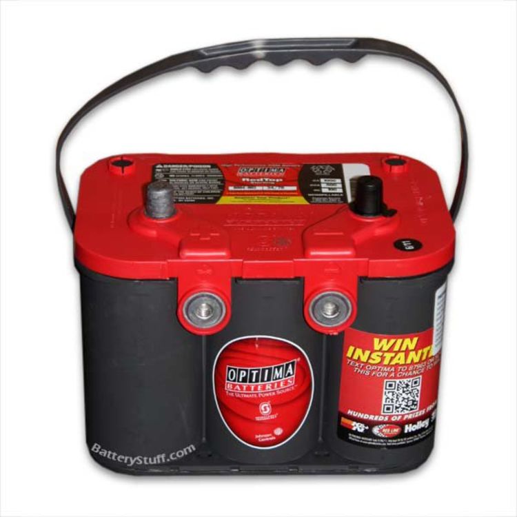 red optima battery