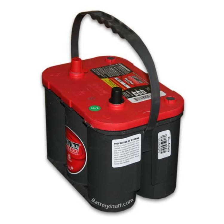Optima Red Top 34 800 cca High Powered Spiral Wound Automotive Battery