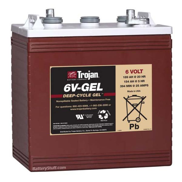 trojan 6 volt rv batteries