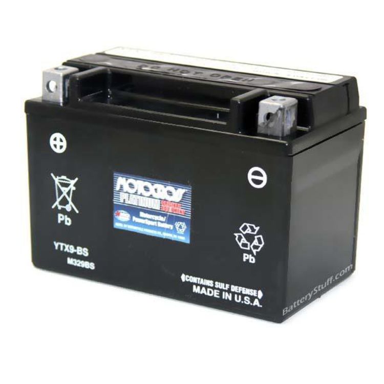 YTX9BS Motocross 12 Volt Replacement Motorcycle Battery from Yuasa
