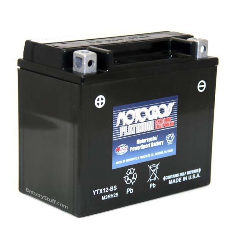 YTX12-BS | Motocross 12 Volt Motorcycle Replacement Battery by Yuasa