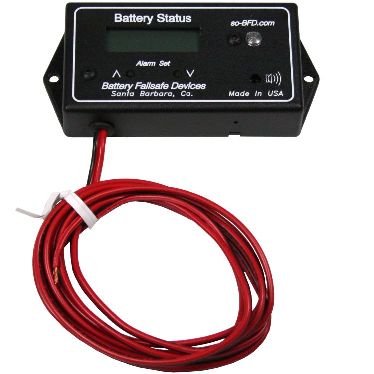 12/24v Low Battery Low Voltage Alarm with LCD Display