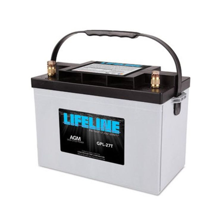 Lifeline 12v 100 Ah Deep Cycle Sealed Agm Battery Gpl 27t 7717