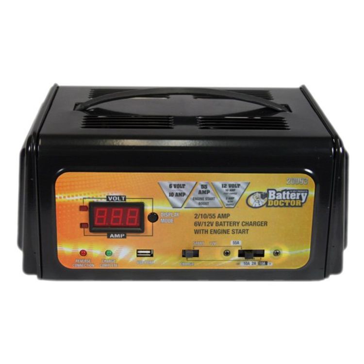 20093 Battery Doctor 6v 12v 2/10/55 Amp with Engine Start
