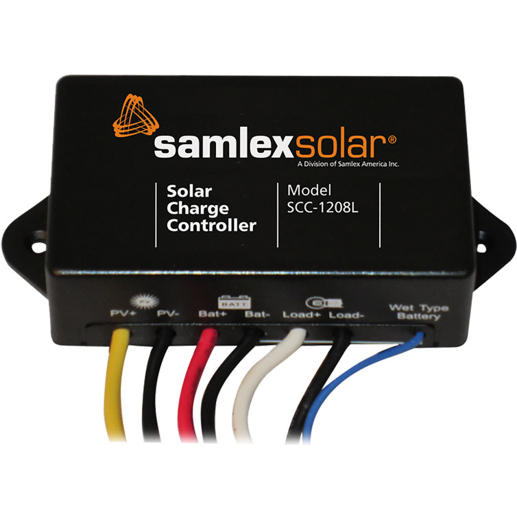 SCC-1208L | Samlex Solar 12v 8 Amp Waterproof Solar Charge Controller