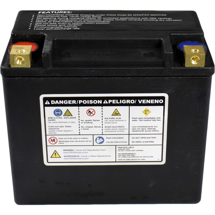 ★Ｎ★ Scorpion YTX16BH Harley Davidson 65991-82B Replacement Battery
