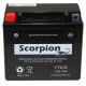 Scorpion YTX7E Motorcycle Battery - 12v 80 CCA Sealed AGM Battery