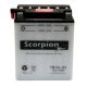 YB14L-A2 Scorpion 12v 190 CCA Motorcycle Wet Battery with Acid Pack