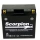 YT14B-4 Scorpion 12v 240 CCA Sealed AGM Motorcycle Battery