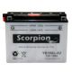 YB16AL-A2 Scorpion 12v 180 CCA Power Sport Wet Battery w/ Acid Pack