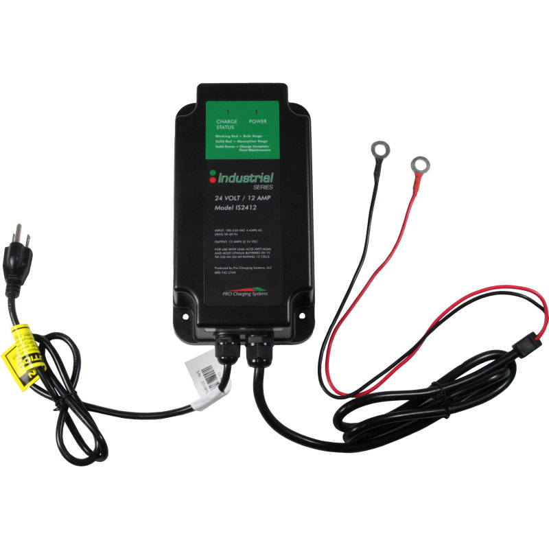 Pro Charging Systems Industrial Series 24v 12 Amp Waterproof On-Board Smart Charger