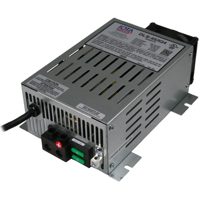 IOTA DLS-45/IQ4 | IOTA 12v 45 Amp Charger Converter Power Supply w/Integrated IQ4 Sensor