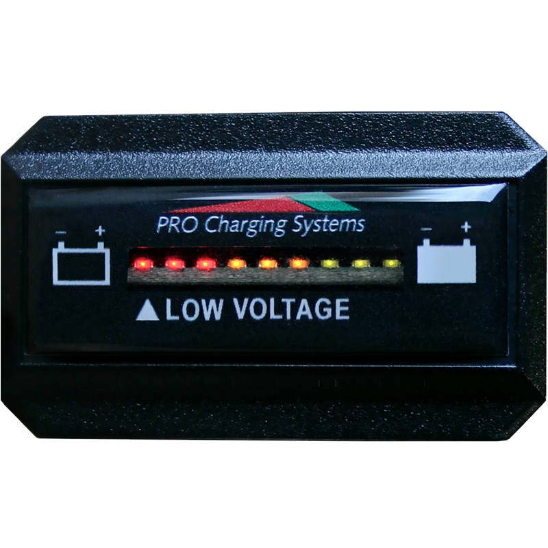 Pro Charging Systems 48v Horizontal Battery Fuel Gauge