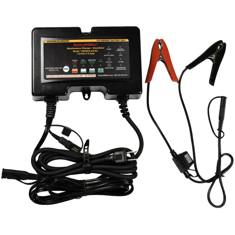 BatteryMINDer 12V 8 AMP GILL® Aviation Charger Maintainer Desulfator