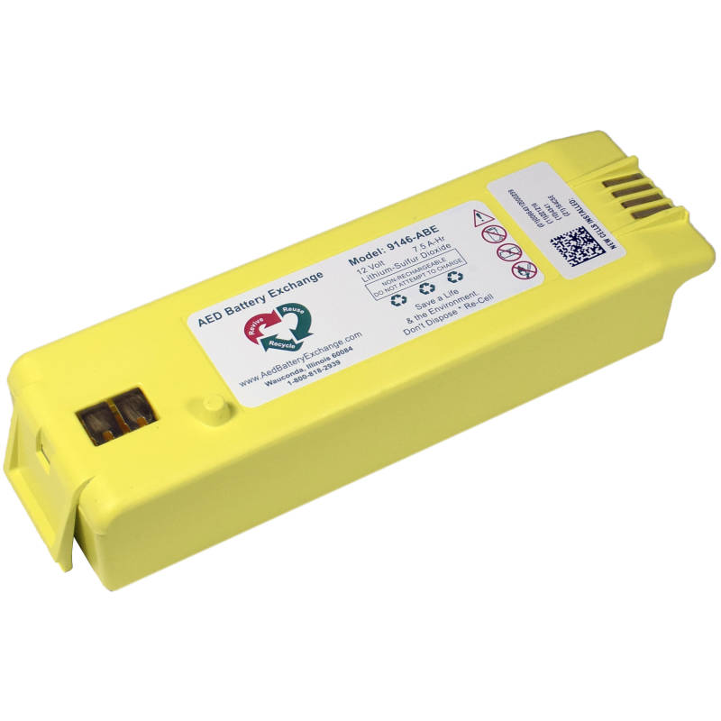 Cardiac Science & Burdick Cardiovive 9146 AED Replacement Battery by AED Battery Exchange