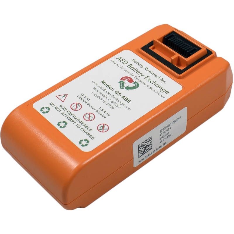 Cardiac Science PowerHeart G5 XBTAED001A AED Replacement Battery by AED Battery Exchange