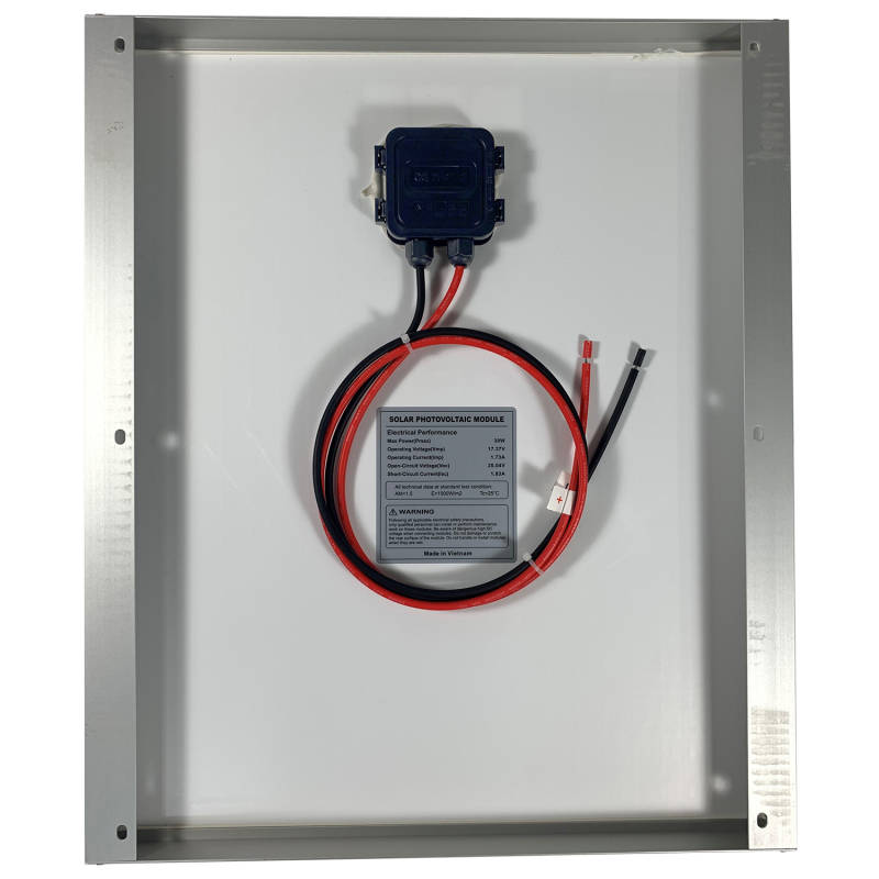 SLD Tech ST-30P-12 | 12v 30 Watt High-Efficiency Monocrystalline Solar Panel