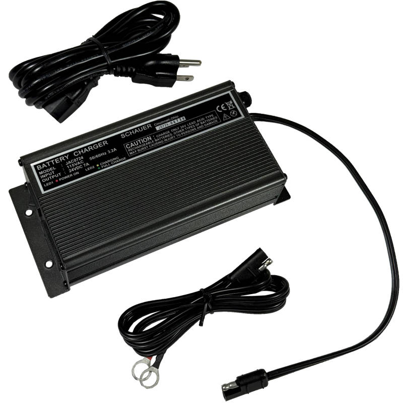 Schauer JAC0724-R (0891-61): 24v 7 Amp Automatic Smart Battery Charger