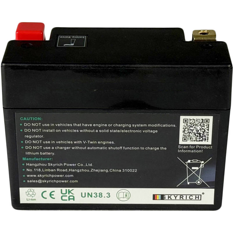 Skyrich HJ12L-FPZ: 12v 170A Lithium Motorcycle & Powersports Battery