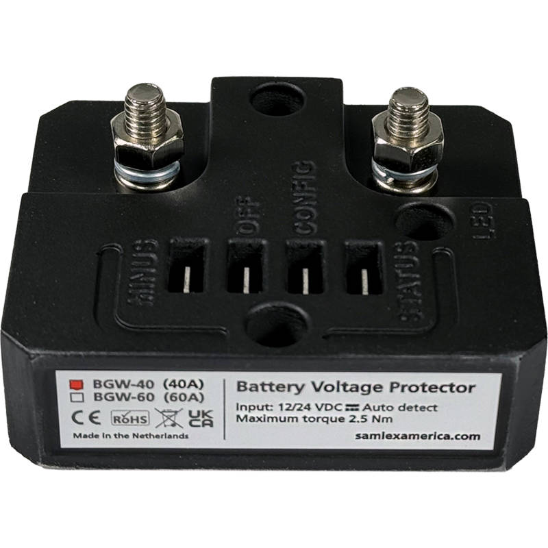 Samlex BGW-40: 12v / 24v 40 Amp Battery Voltage Protector