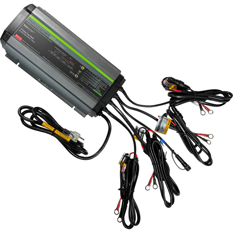 ProMariner 53244: ProTournament240 Elite Series3 24 Amp 4-Bank Waterproof Marine Charger