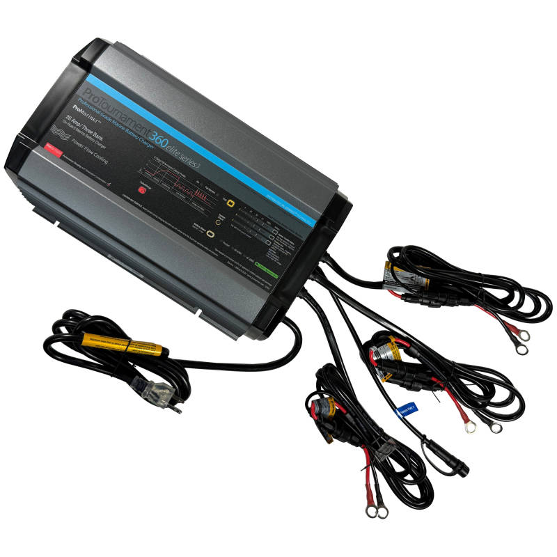 ProMariner 53363: ProTournament360 Elite Series3 36 Amp 3-Bank Marine Charger
