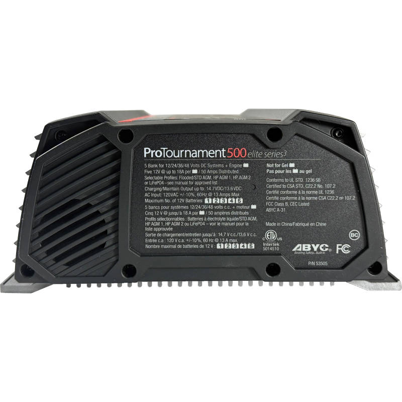 ProMariner 53505: ProTournament500 Elite Series3 50 Amp 5-Bank Marine Charger