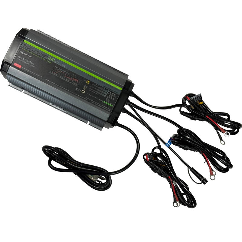 ProMariner 53243: ProTournament240 Elite Series3 24 Amp 3-Bank Waterproof Marine Charger