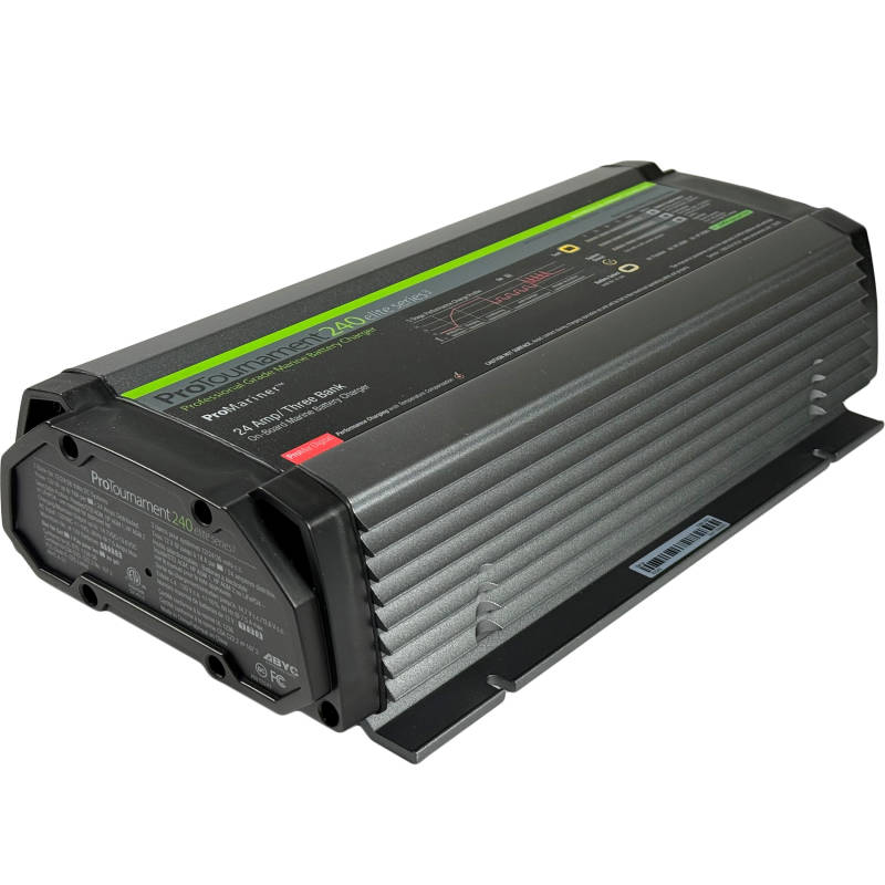 ProMariner 53243: ProTournament240 Elite Series3 24 Amp 3-Bank Waterproof Marine Charger