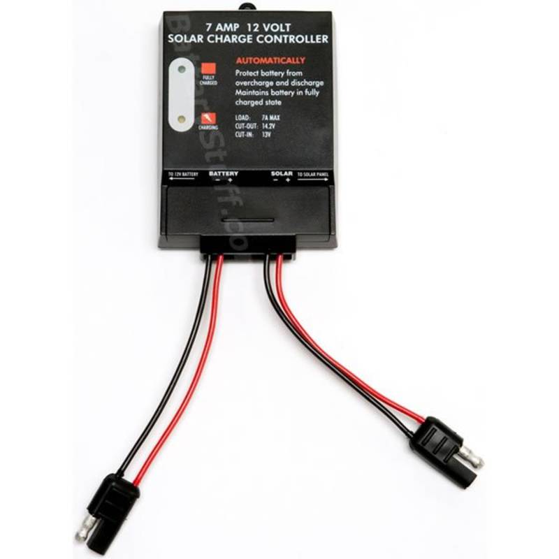 P3 Solar 12v 7 Amp Solar Charge Controller with SAE Connectors GS12V7A