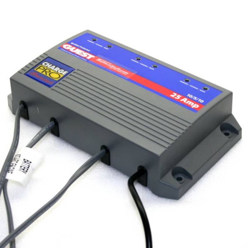 Marinco Guest 12v/24v 10/5 Amp 3 Bank On-Board Marine Charger GU2623A