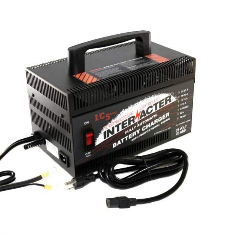 Interacter 24v 25 Amp Industrial Commercial Series Charger ICS2425